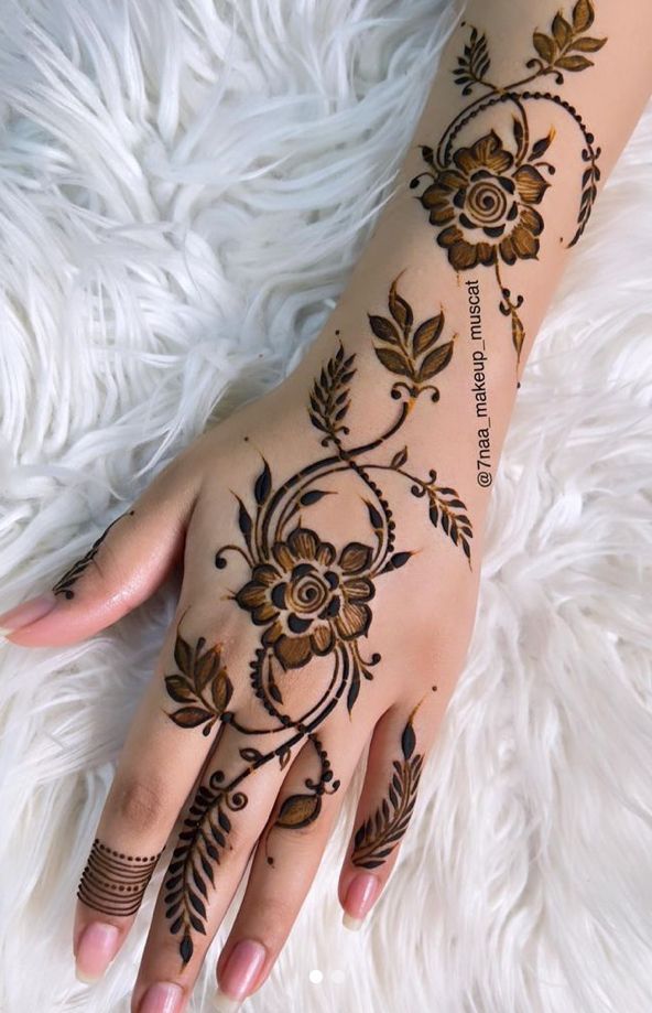 Easy-Arabic-Mehndi-Design