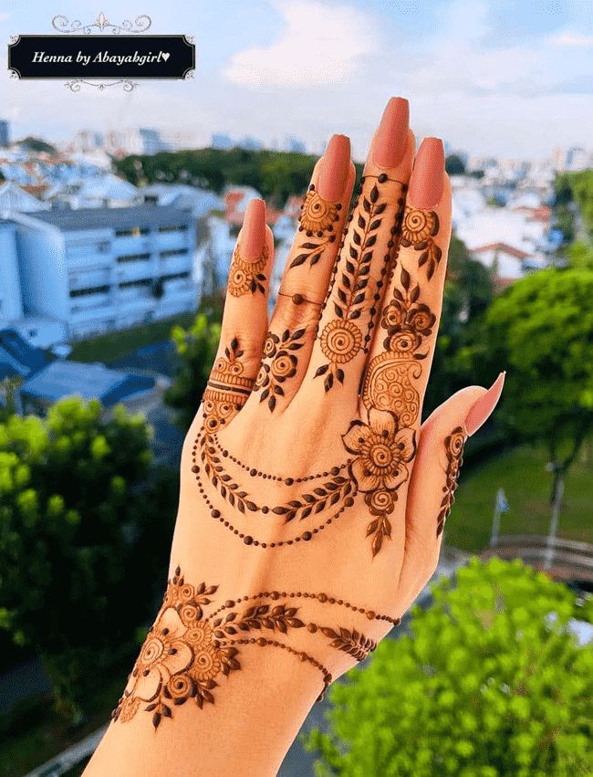 Easy-Arabic-Mehndi-Design
