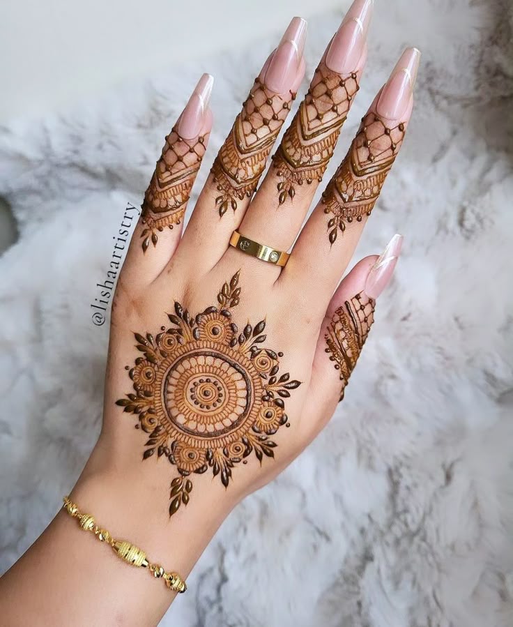 Easy-Arabic-Mehndi-Design
