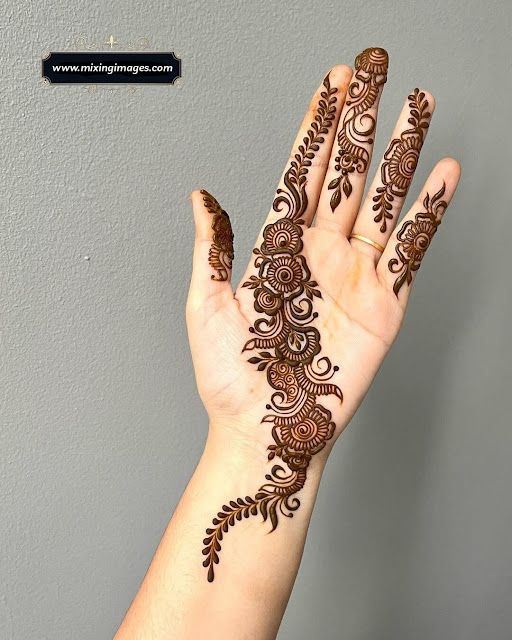 Easy-Arabic-Mehndi-Design