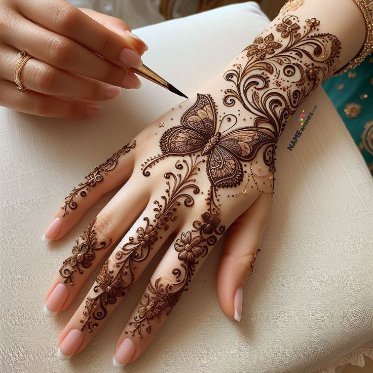 Easy-Arabic-Mehndi-Design