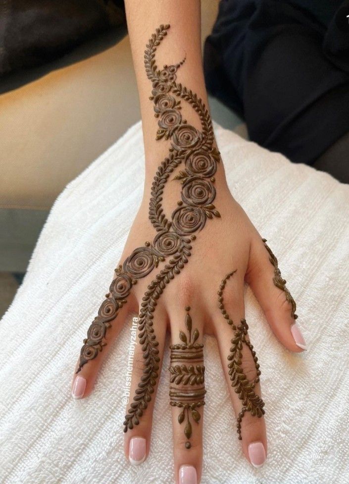 Easy-Arabic-Mehndi-Design