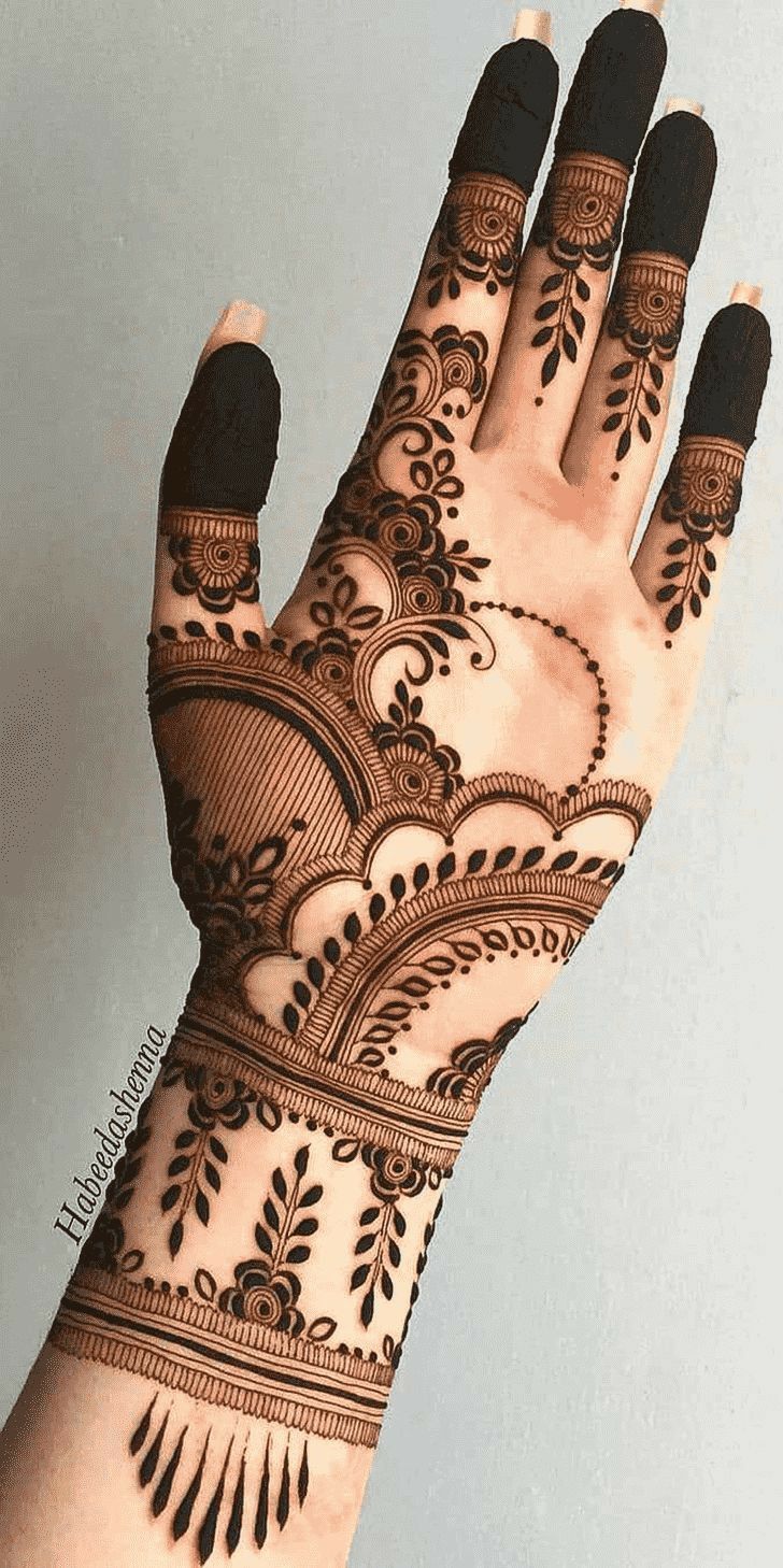Easy-Arabic-Mehndi-Design