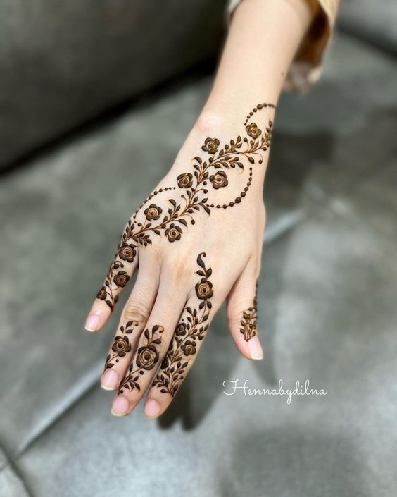 Easy-Arabic-Mehndi-Design