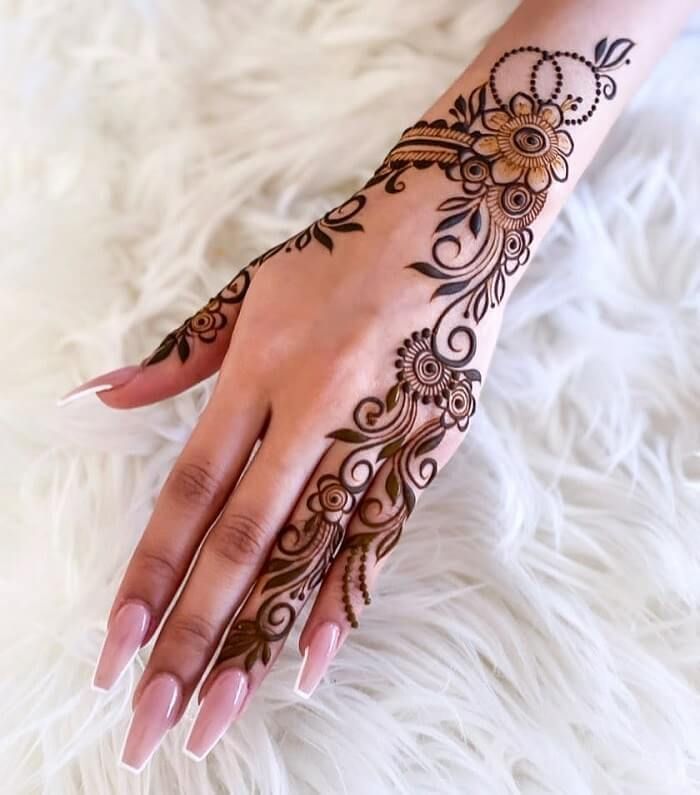 Easy-Arabic-Mehndi-Design