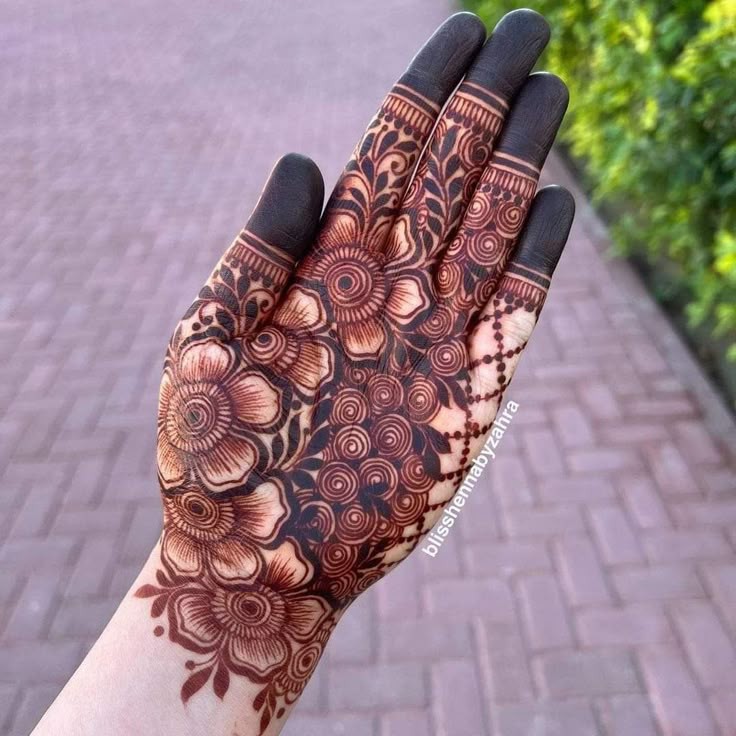 Modern-Full-Hand-Mehndi-Design Modern-Full-Hand-Mehndi-Design