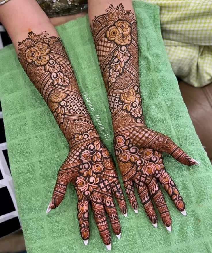 Modern-Full-Hand-Mehndi-Design Modern-Full-Hand-Mehndi-Design