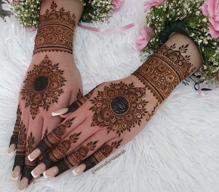 Modern Full Hand Mehndi Design