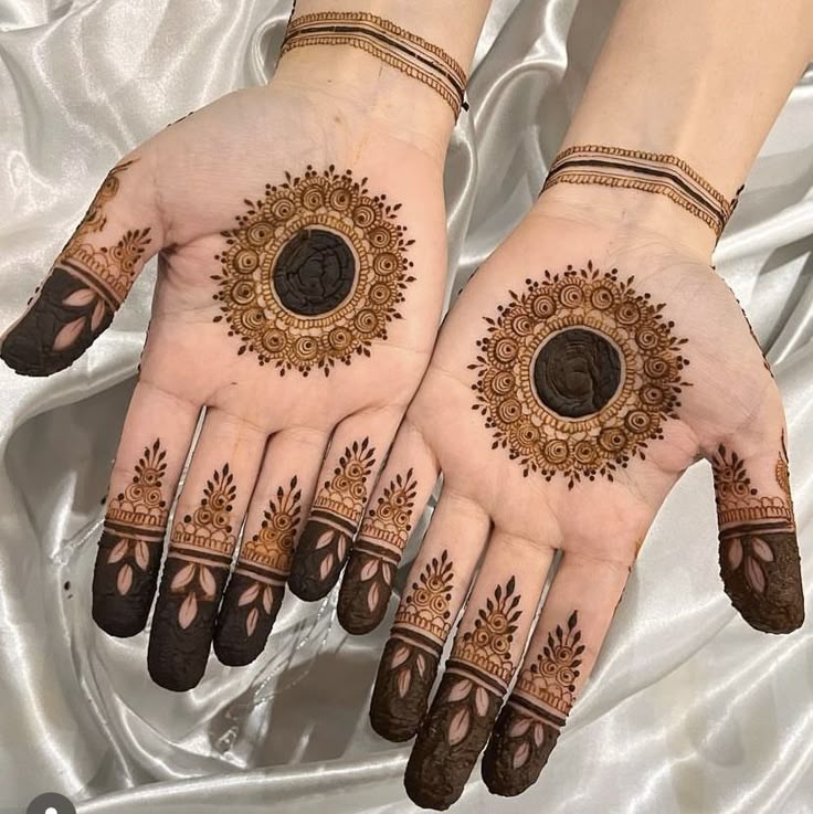 Modern Full Hand Mehndi Design