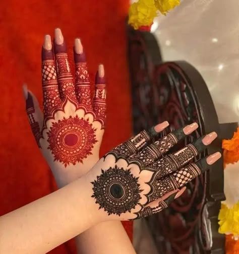 Modern Full Hand Mehndi Design