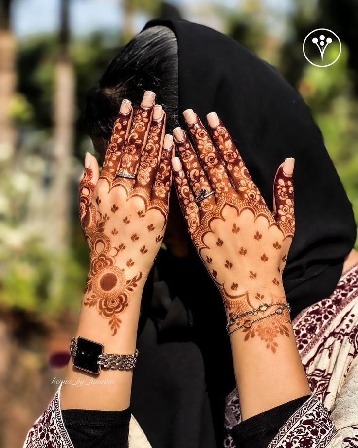 Modern Full Hand Mehndi Design