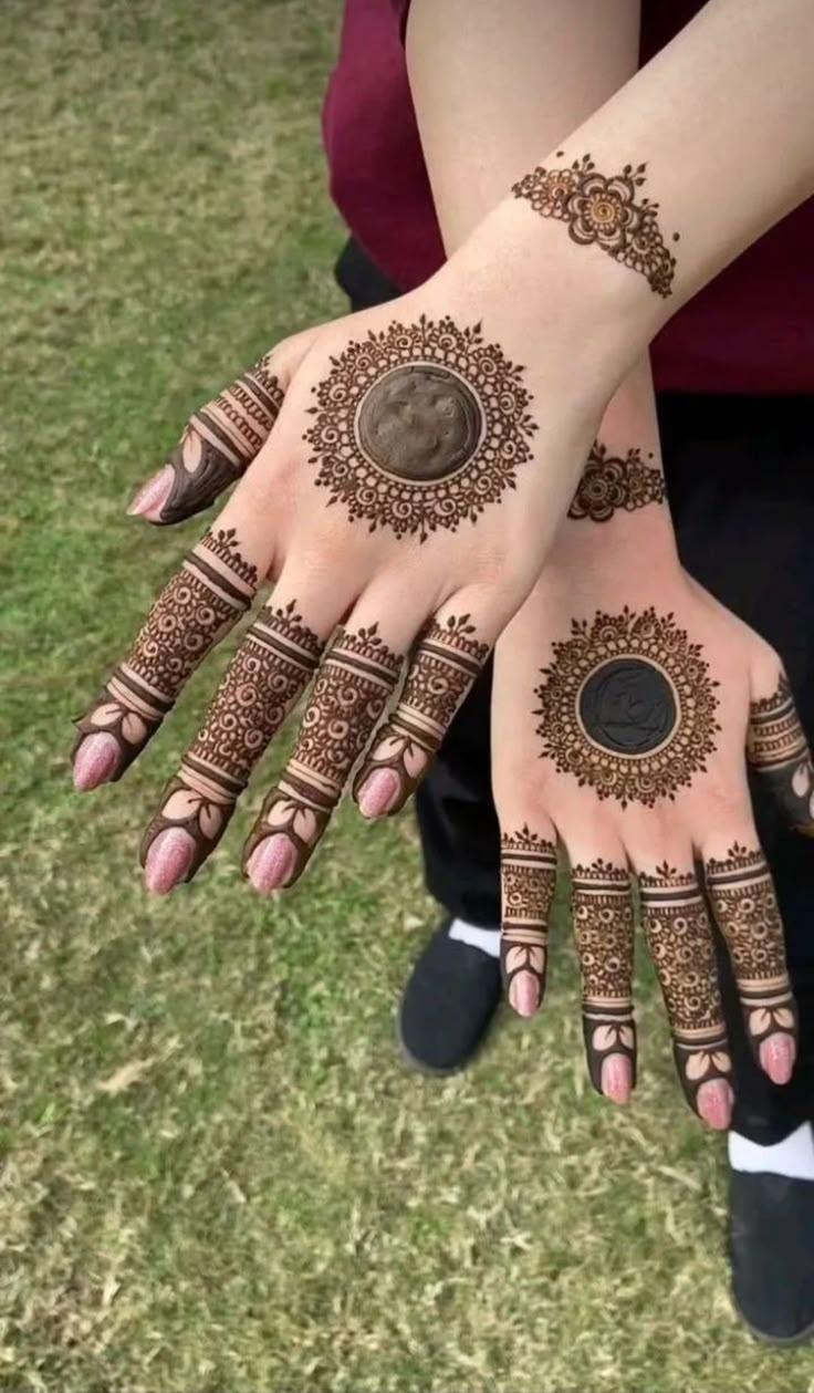 Modern Full Hand Mehndi Design