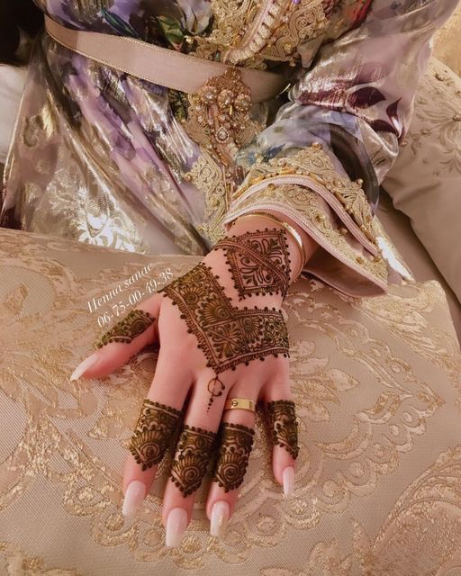 Modern Full Hand Mehndi Design