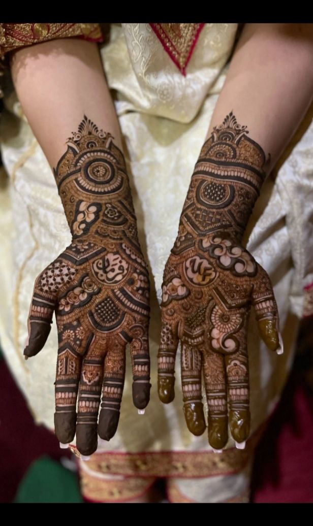 Modern Full Hand Mehndi Design