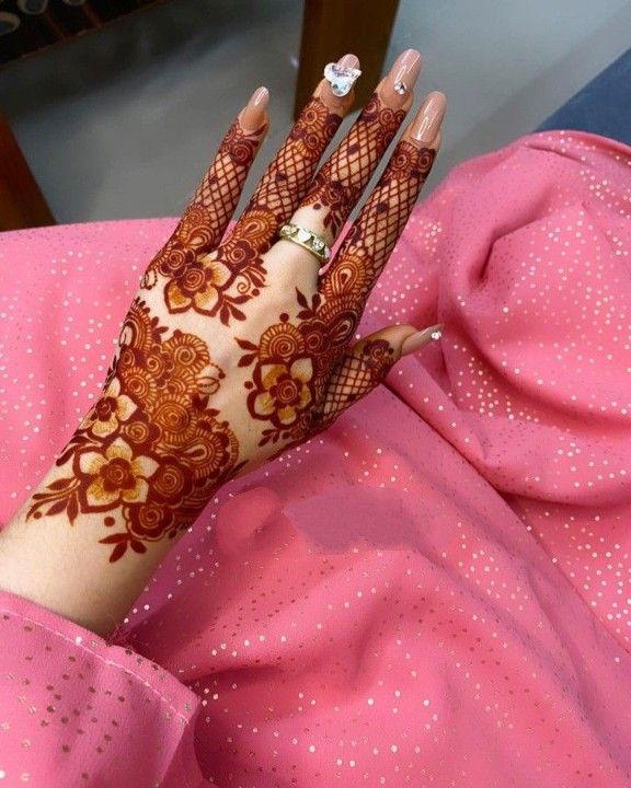 Modern Full Hand Mehndi Design