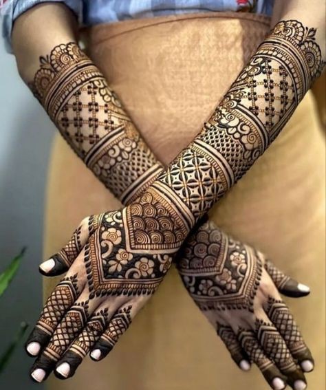 Modern-Full-Hand-Mehndi-Design Modern-Full-Hand-Mehndi-Design