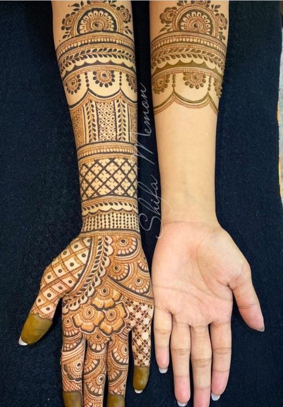 Modern-Full-Hand-Mehndi-Design Modern-Full-Hand-Mehndi-Design
