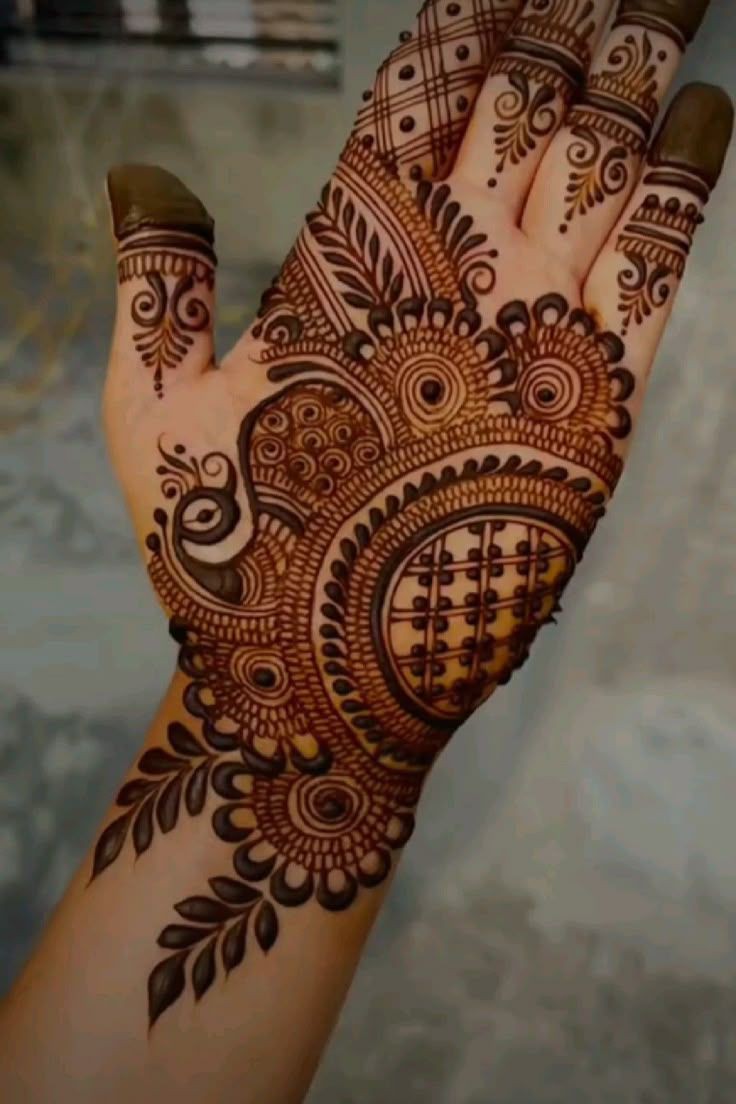 Royal Front Hand Mehndi Design
