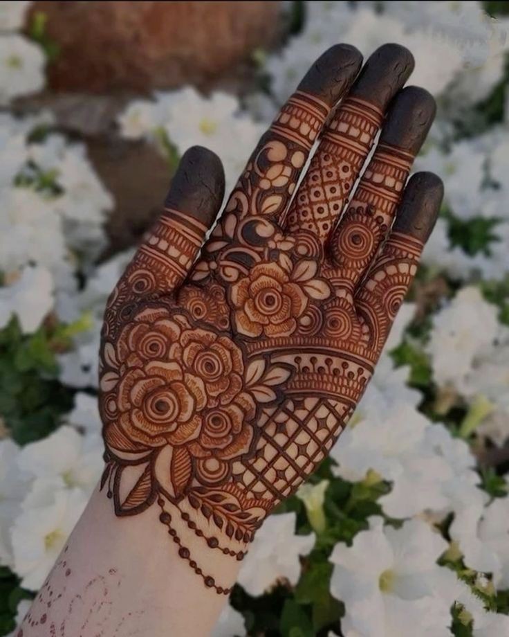 Royal Front Hand Mehndi Design