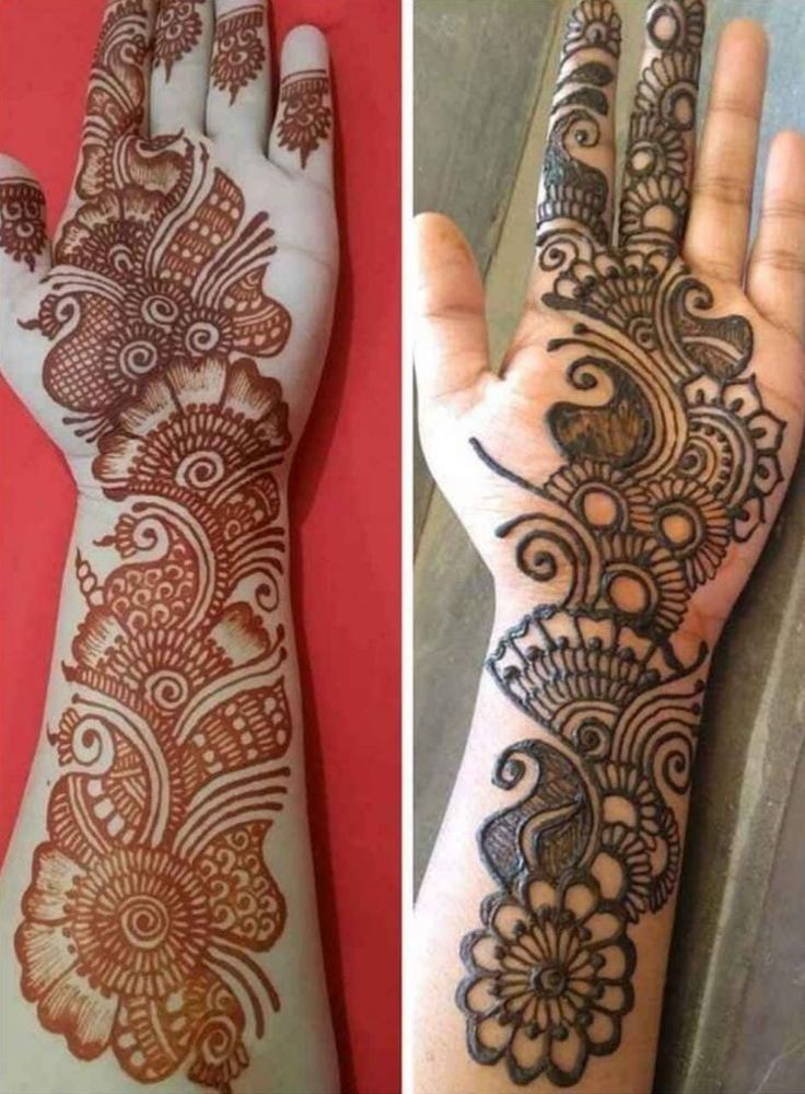Royal Front Hand Mehndi Design