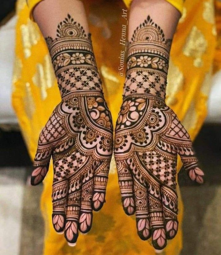 Royal Front Hand Mehndi Design