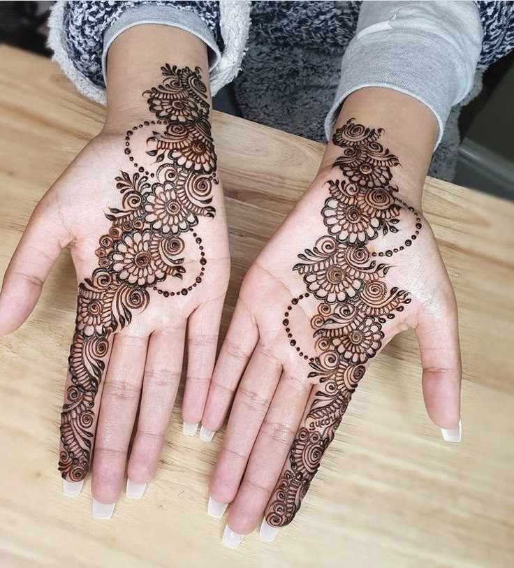 Royal Front Hand Mehndi Design
