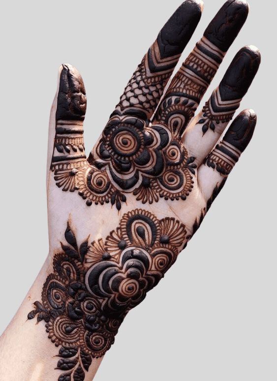 Royal Front Hand Mehndi Design