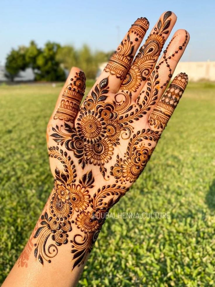 Royal Front Hand Mehndi Design