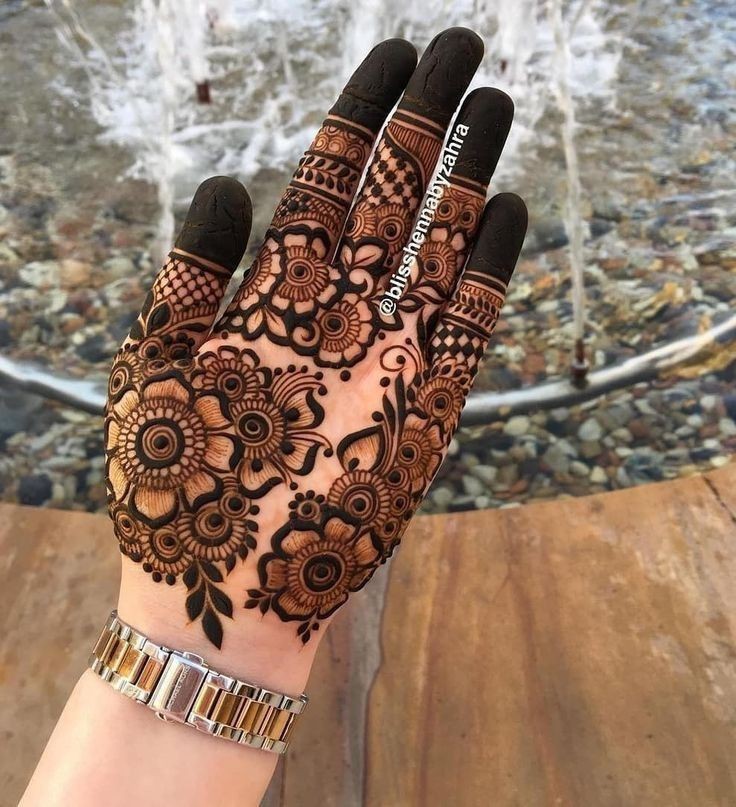 Royal Front Hand Mehndi Design
