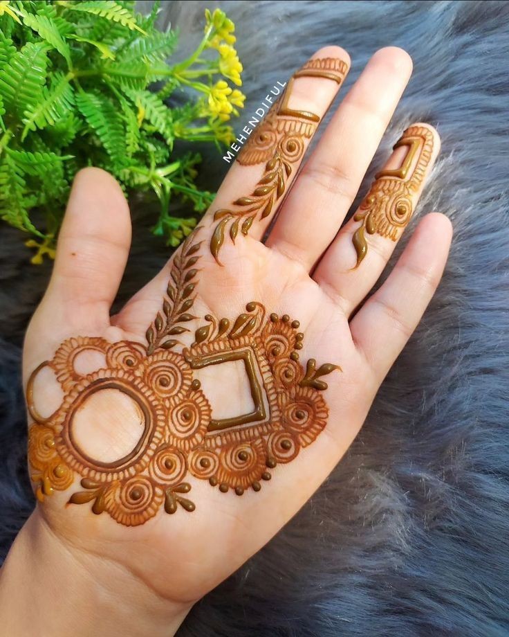 Royal Front Hand Mehndi Design