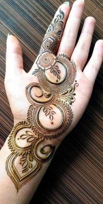 Royal Front Hand Mehndi Design