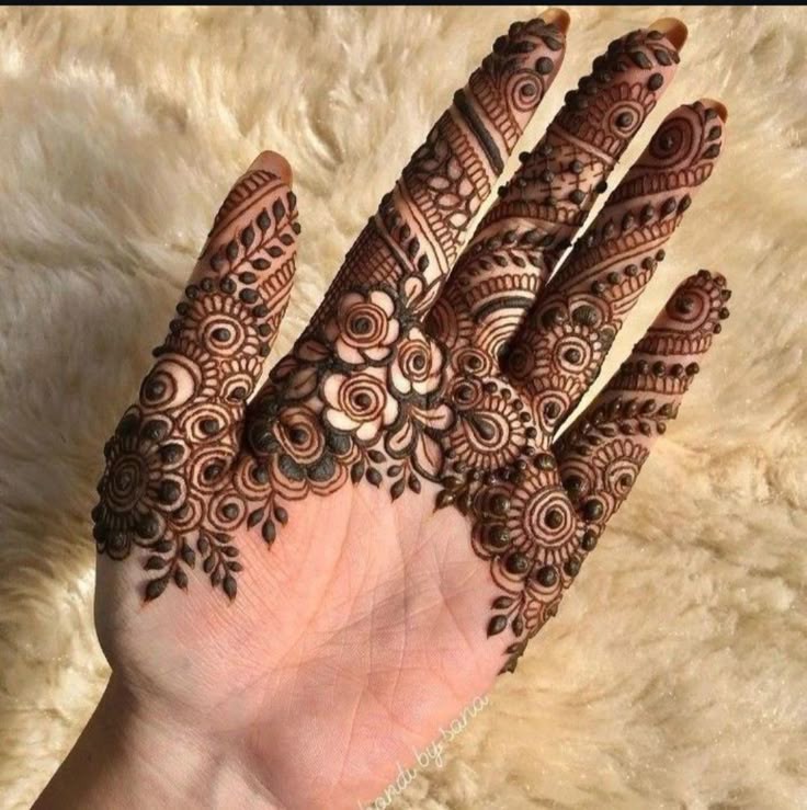 Royal Front Hand Mehndi Design