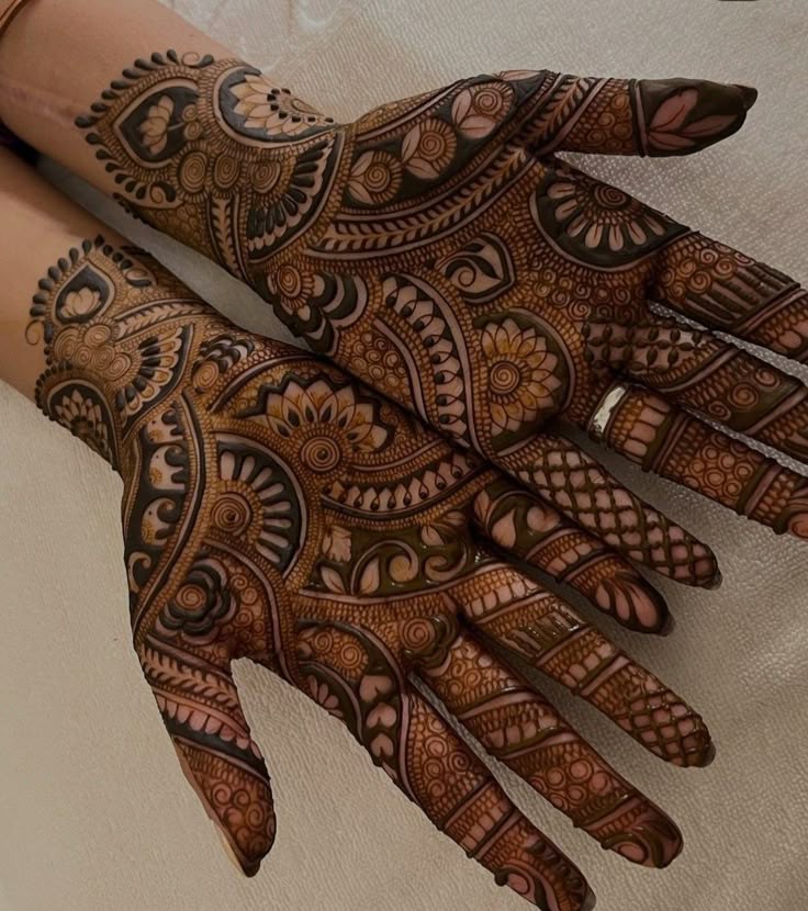 Royal Front Hand Mehndi Design