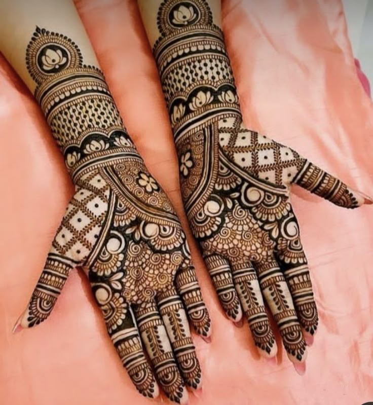 Royal Front Hand Mehndi Design