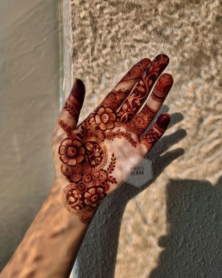 Royal Front Hand Mehndi Design