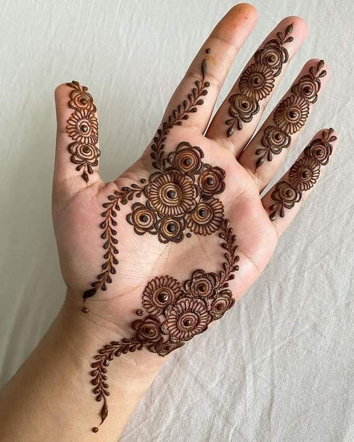 Royal Front Hand Mehndi Design