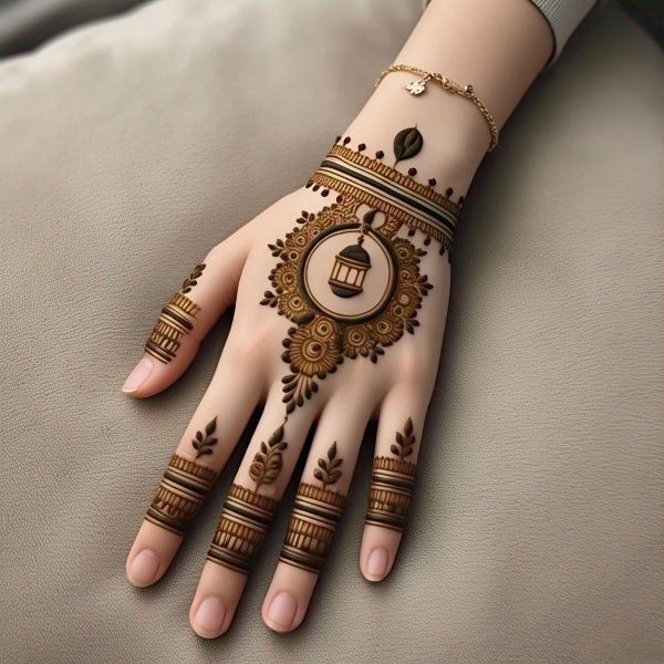 Stylish Full Hand Mehndi Design