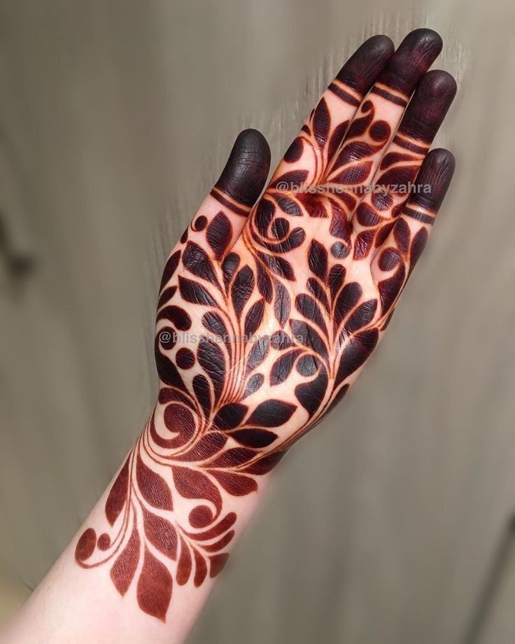 arabic-front-hand-mehndi-design-for-raksha-bandhan arabic-front-hand-mehndi-design-for-raksha-bandhan