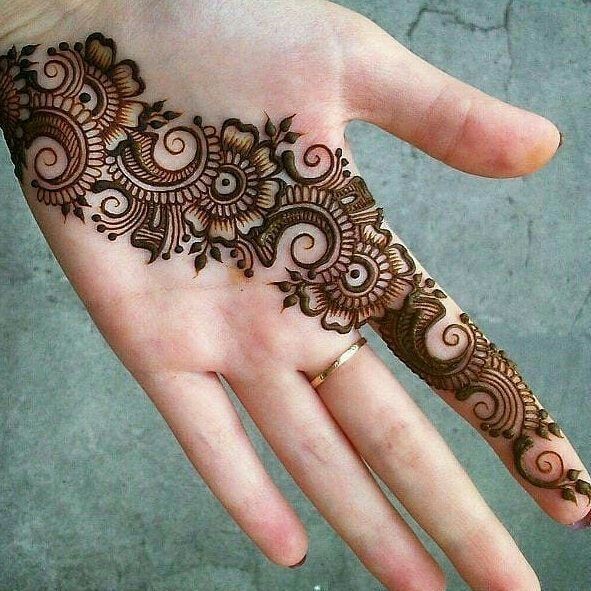 arabic-mehndi-design-karwa-chauth-simple arabic-mehndi-design-karwa-chauth-simple