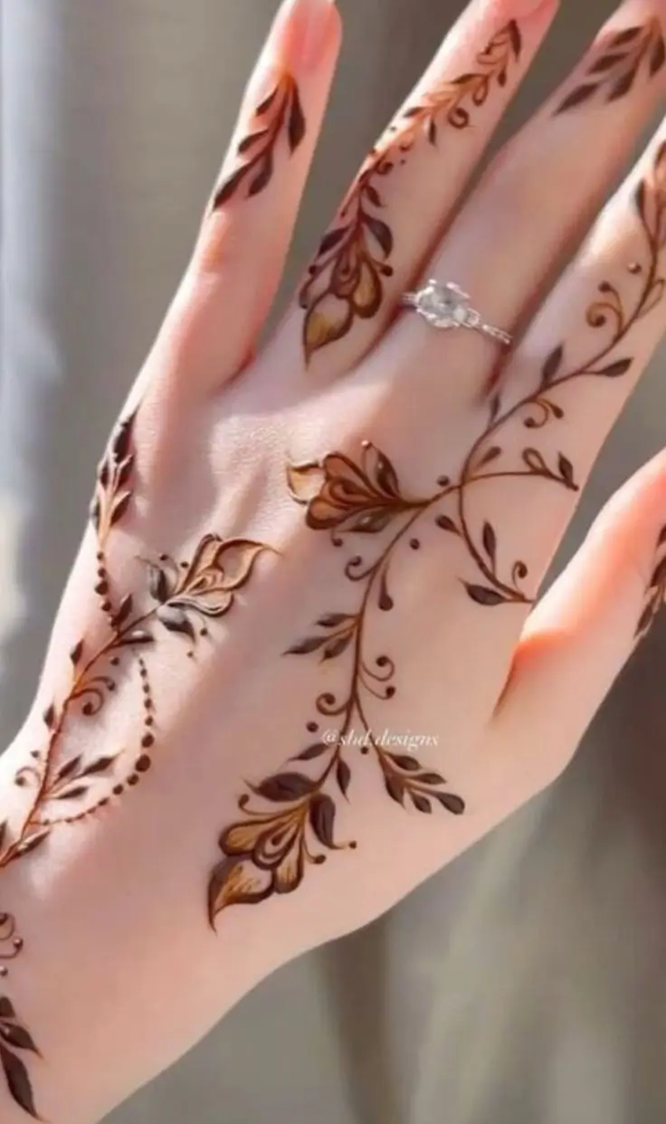 back-hand-mehndi-design-circle back-hand-mehndi-design-circle