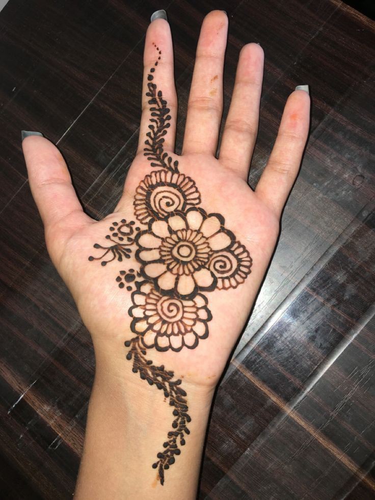diwali-mehndi-design-simple-front-hand diwali-mehndi-design-simple-front-hand