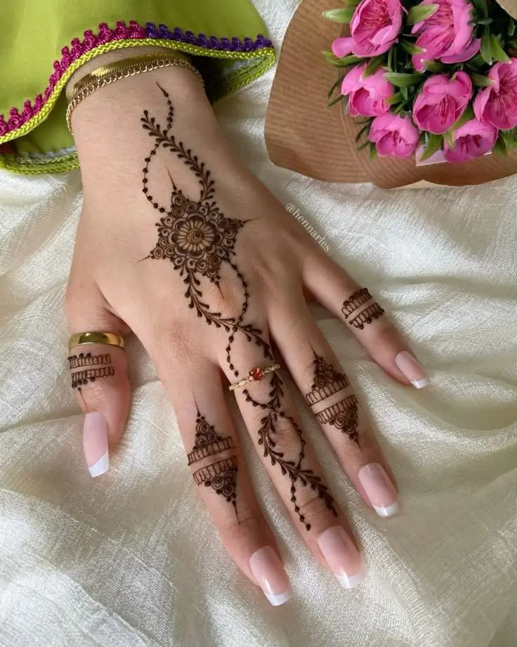 elegant-stylish-back-hand-mehndi-design elegant-stylish-back-hand-mehndi-design
